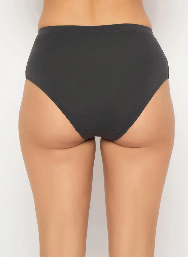 كلوفيا مجموعة من 3 سراويل داخلية هيبستر بخصر متوسط - قطن